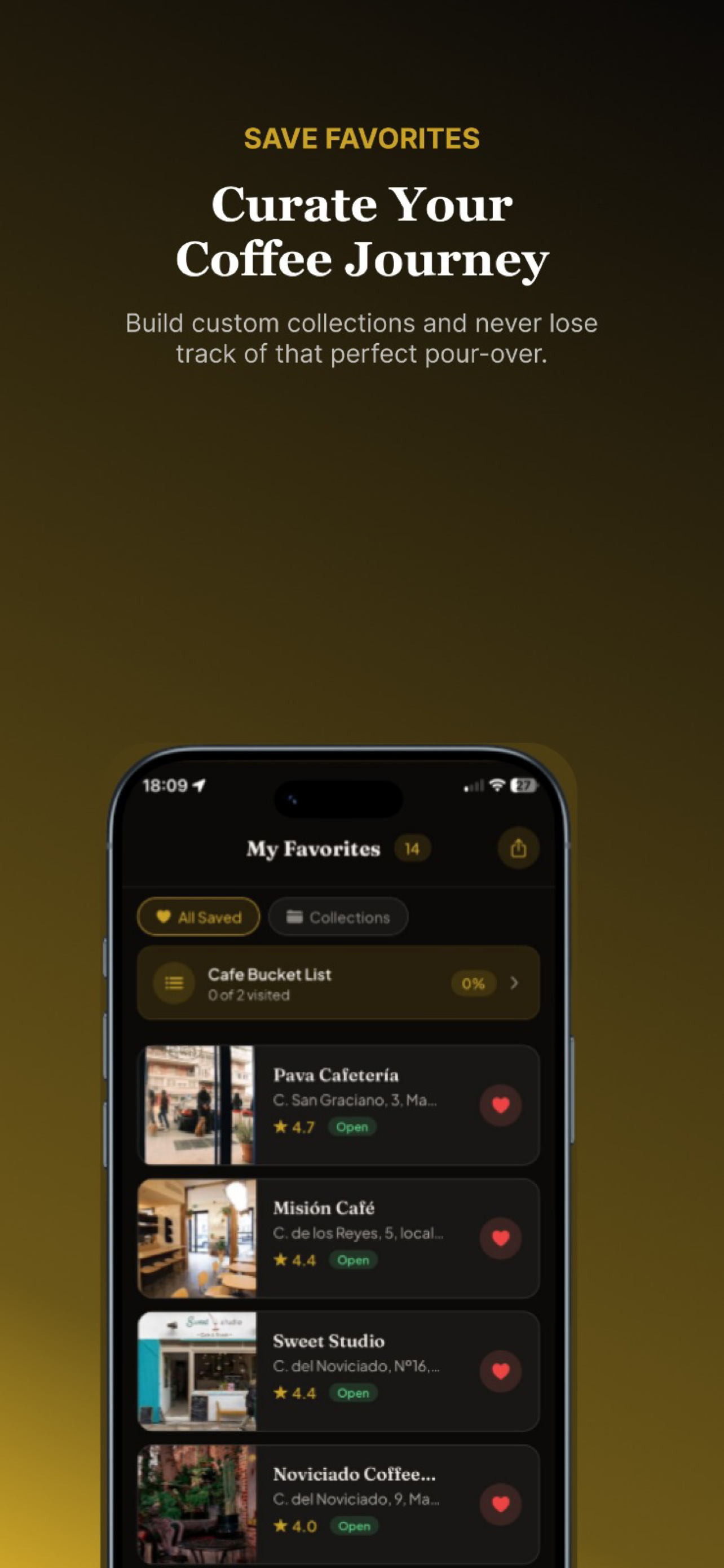 CafeRadar - Screenshot 4 showing product features and functionality