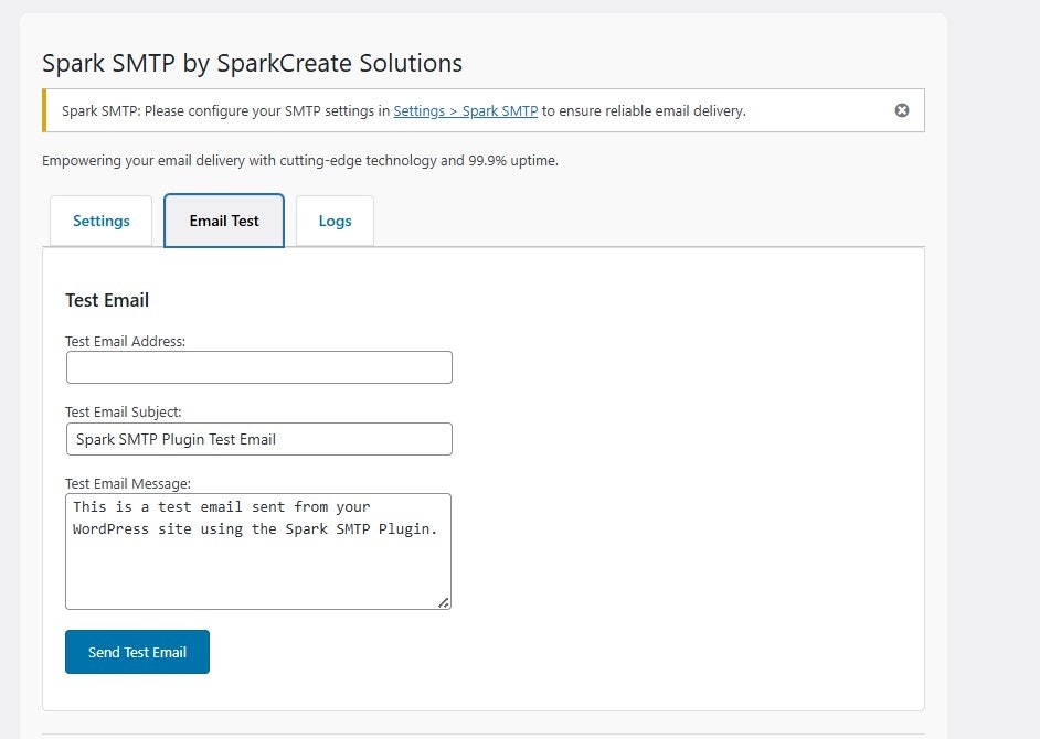 Spark SMTP gallery image