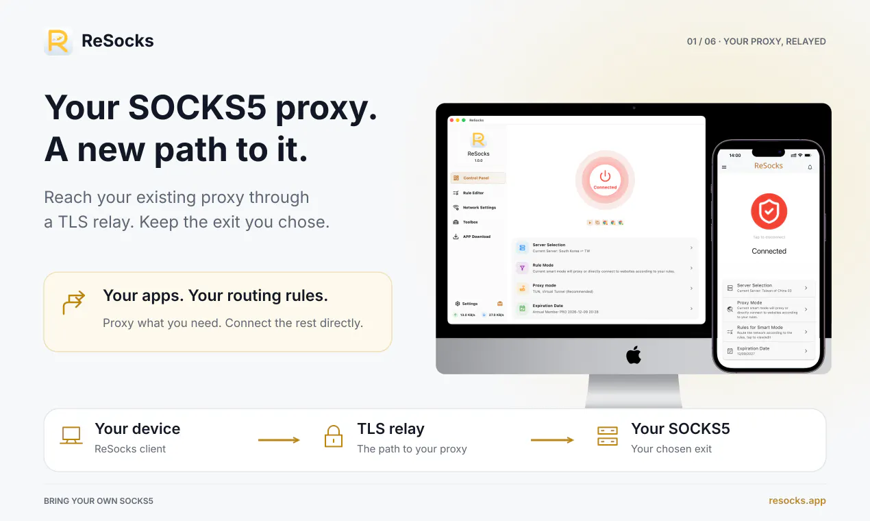 ReSocks screenshot 1