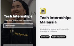Tech Internships Malaysia media 1