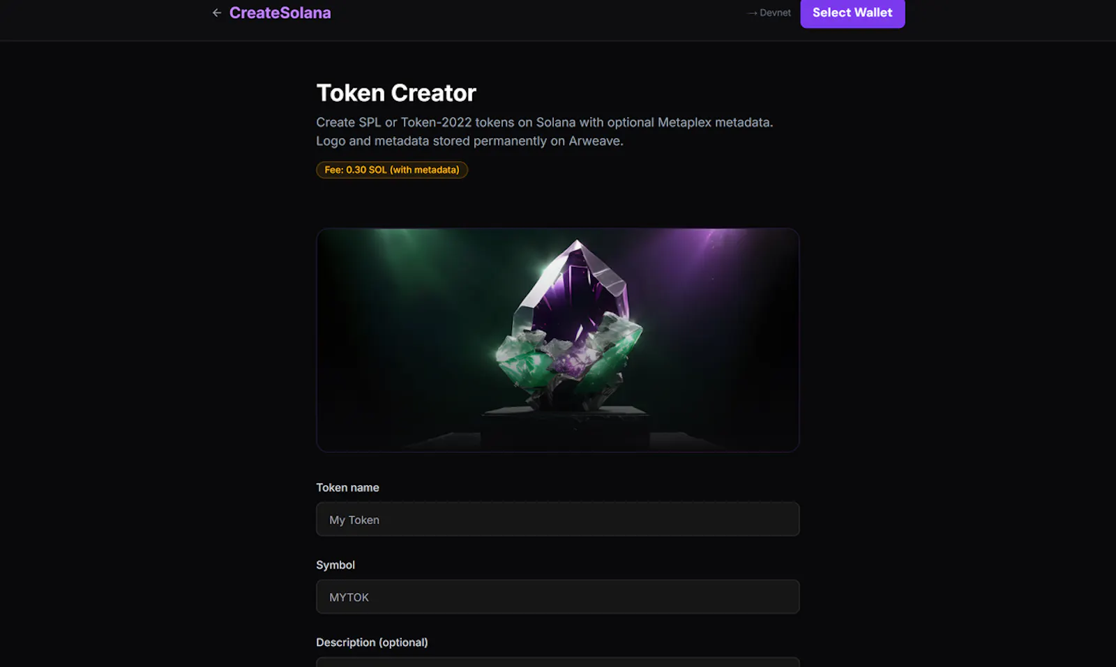 CreateSolana screenshot 4