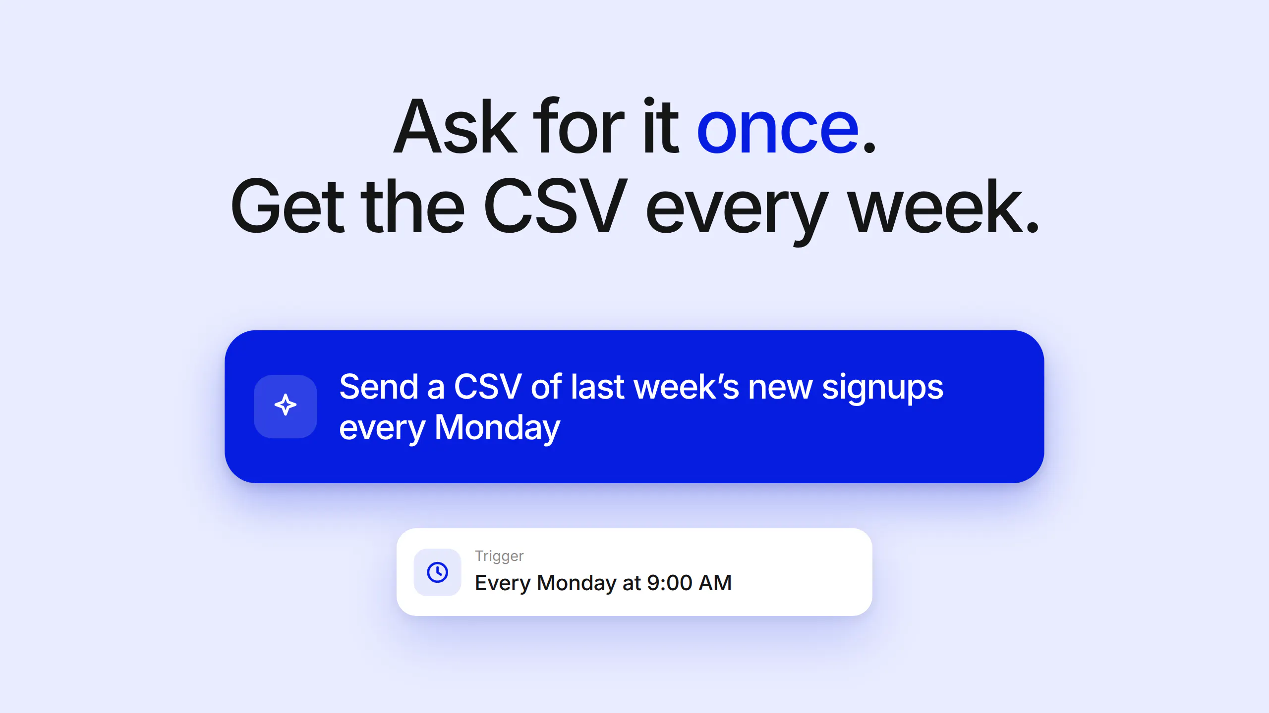 Basedash Scheduled CSV Exports gallery image