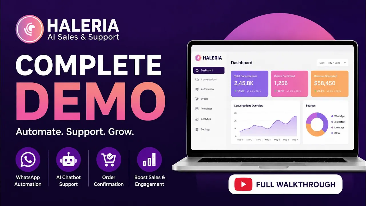 Haleria AI Sales & Support gallery image