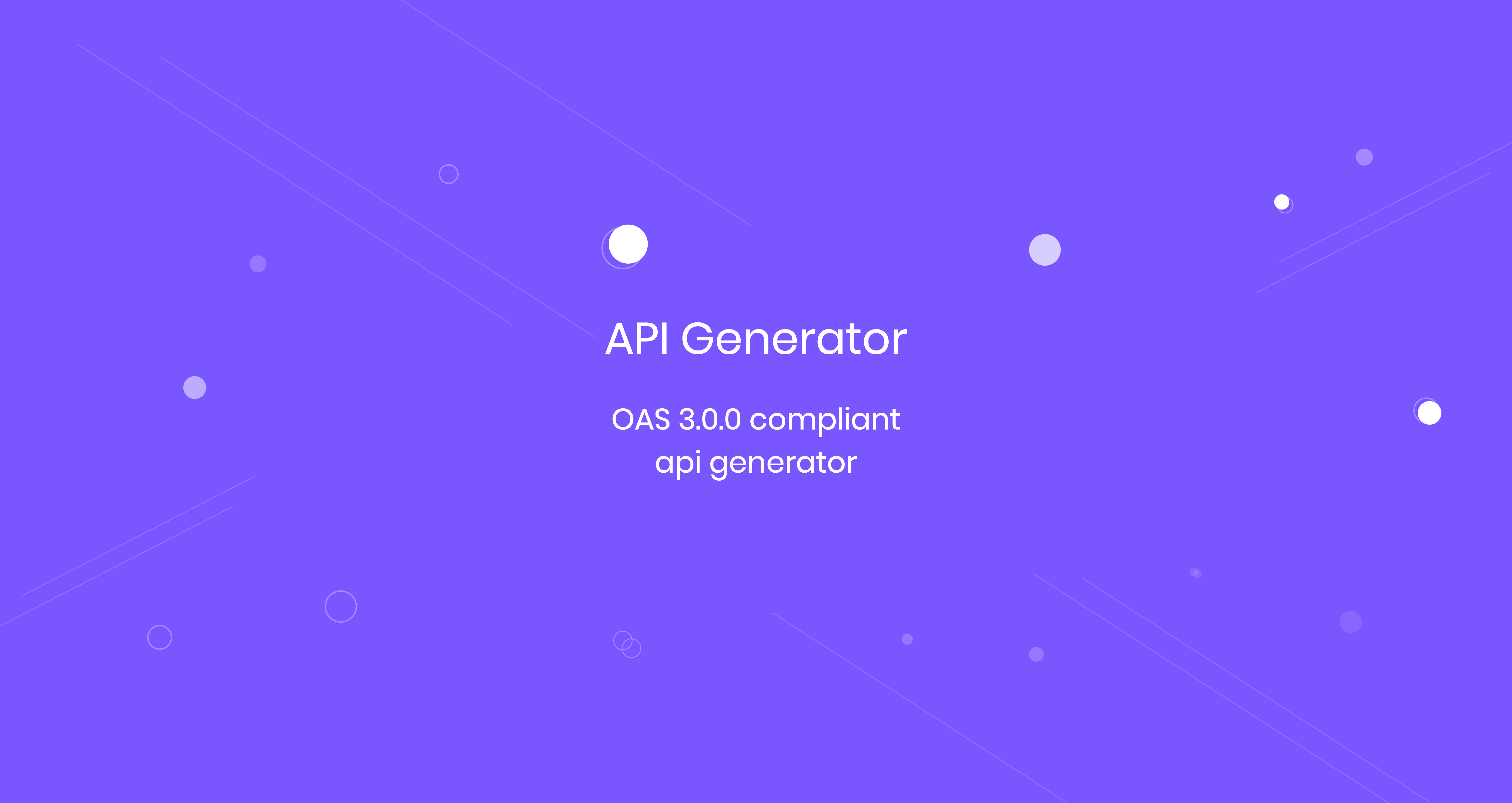 Simple API Generator (Rest + GraphQL) Image