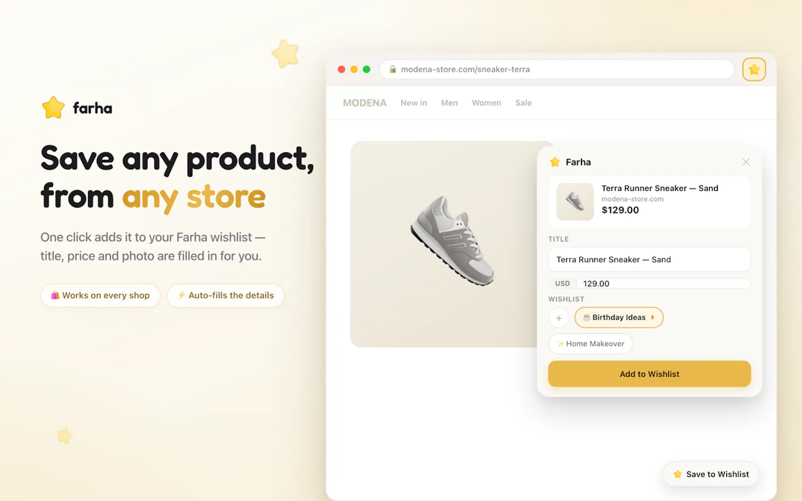 Wishlist and gifts - Farha screenshot 5