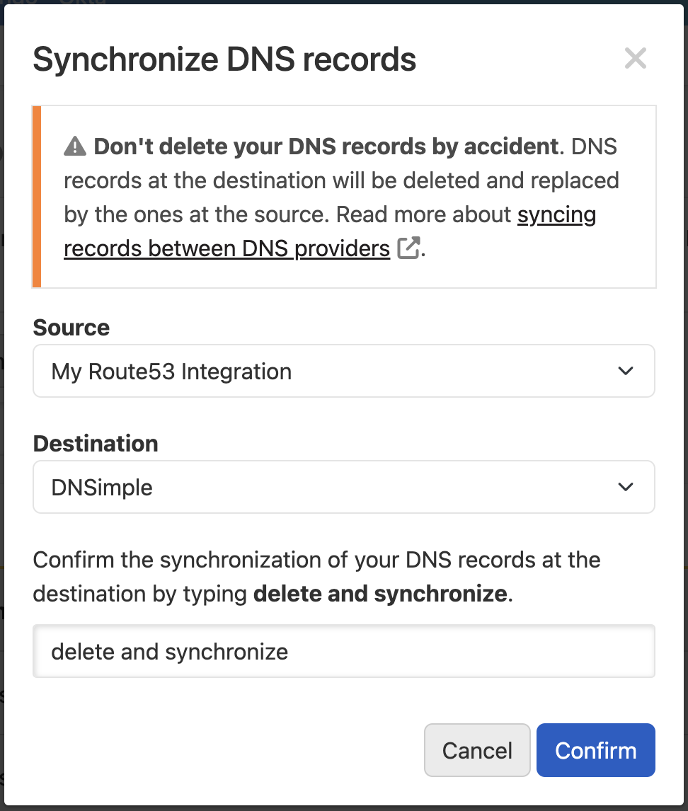 Mídia 4 de Provedores de DNS integrados DNSimple - Gerencie seu AWS Route 53 DNS do DNSimple
