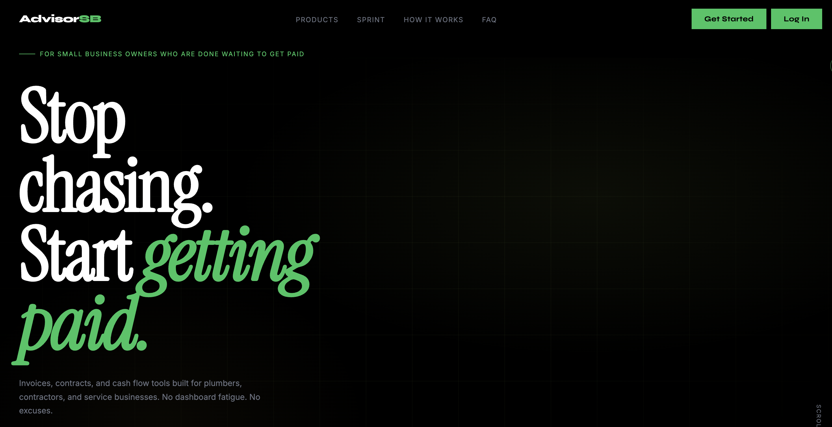AdvisorSB - Main product screenshot demonstrating key features and user interface