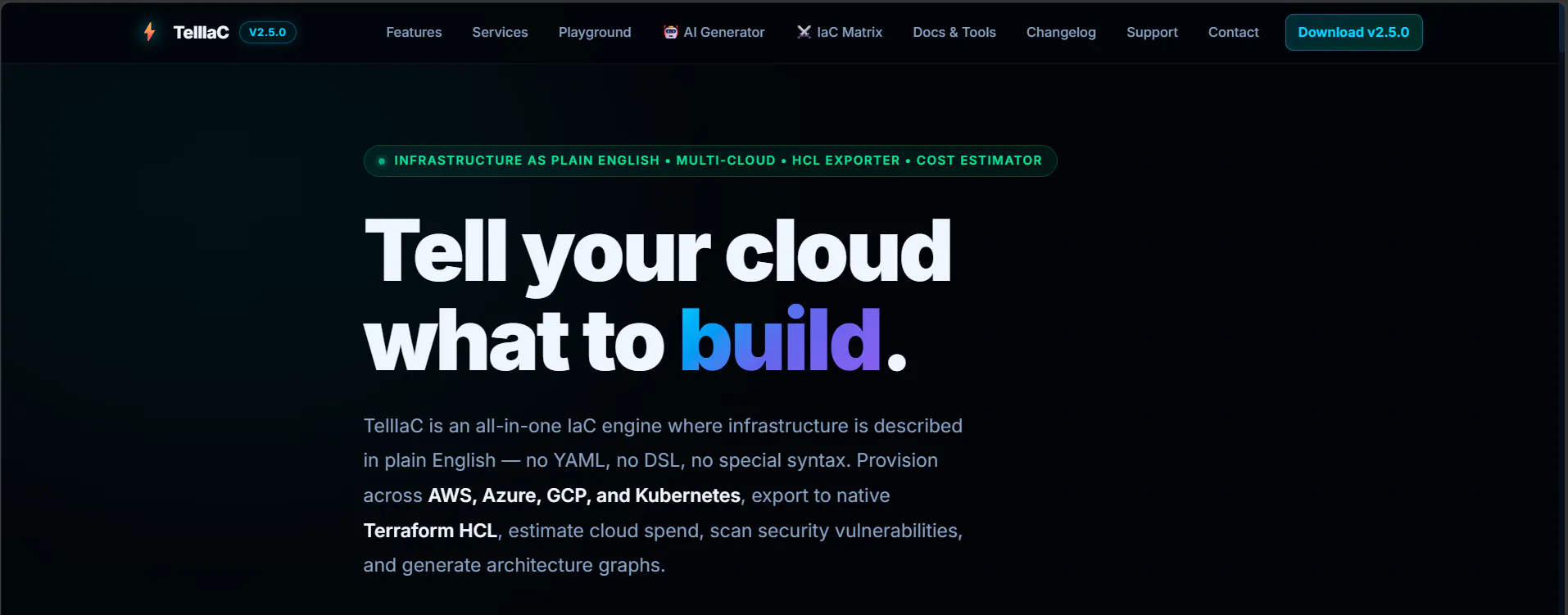 Banner del producto TellIaC (Human Infrastructure as Code)