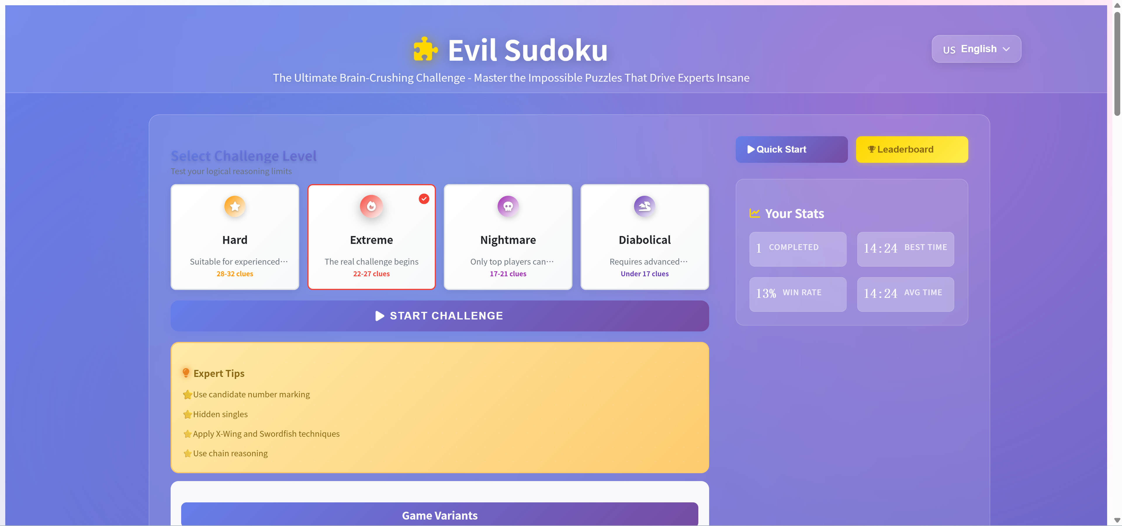 Evil Sudoku - Daag uw logica uit met de moeilijkste Sudoku -puzzels online media 1