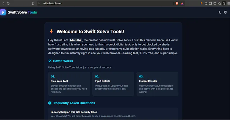 Swift Solve Tools screenshot 3