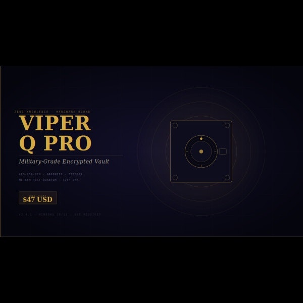 Viper Q Pro — Zero Knowledge Vault gallery image