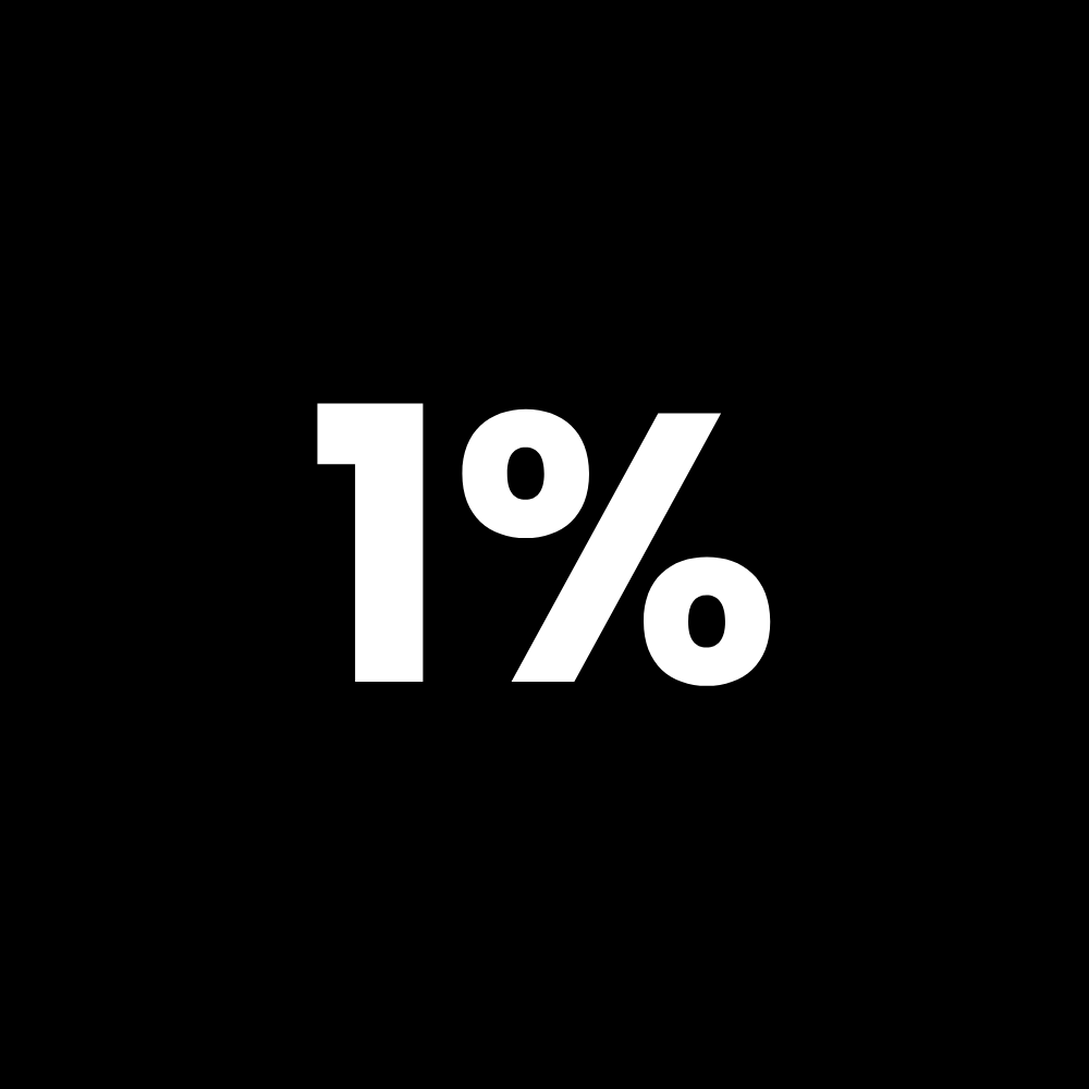 1% 설립자