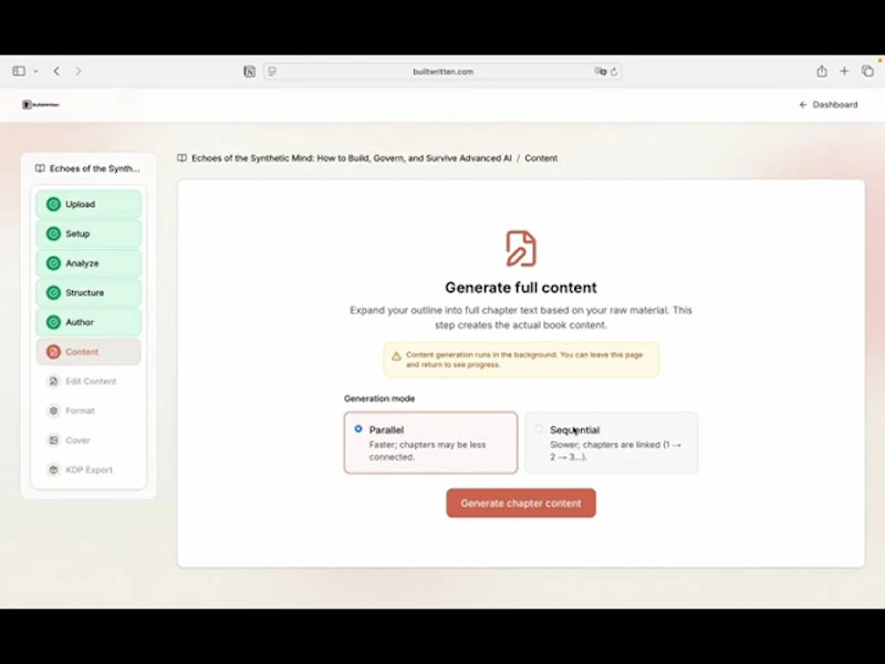 Built&Written screenshot 1 (video preview)