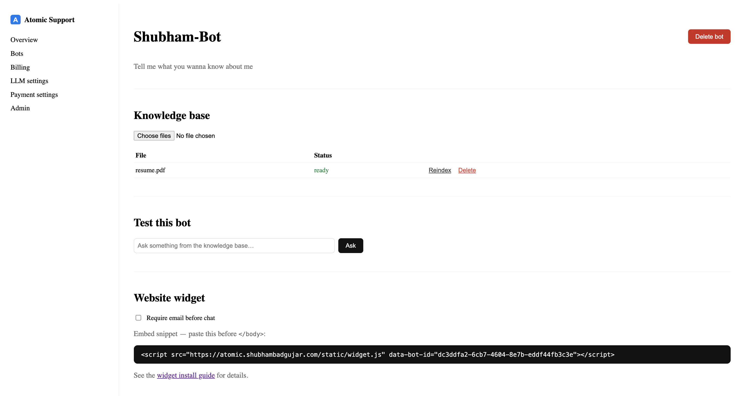 Atomic Support gallery image