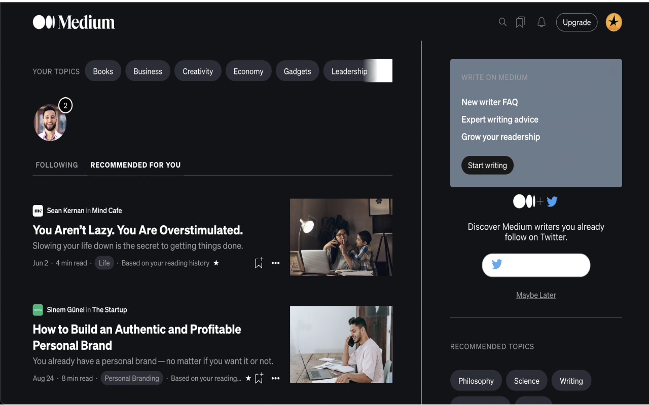 Dark Mode For Medium gallery image