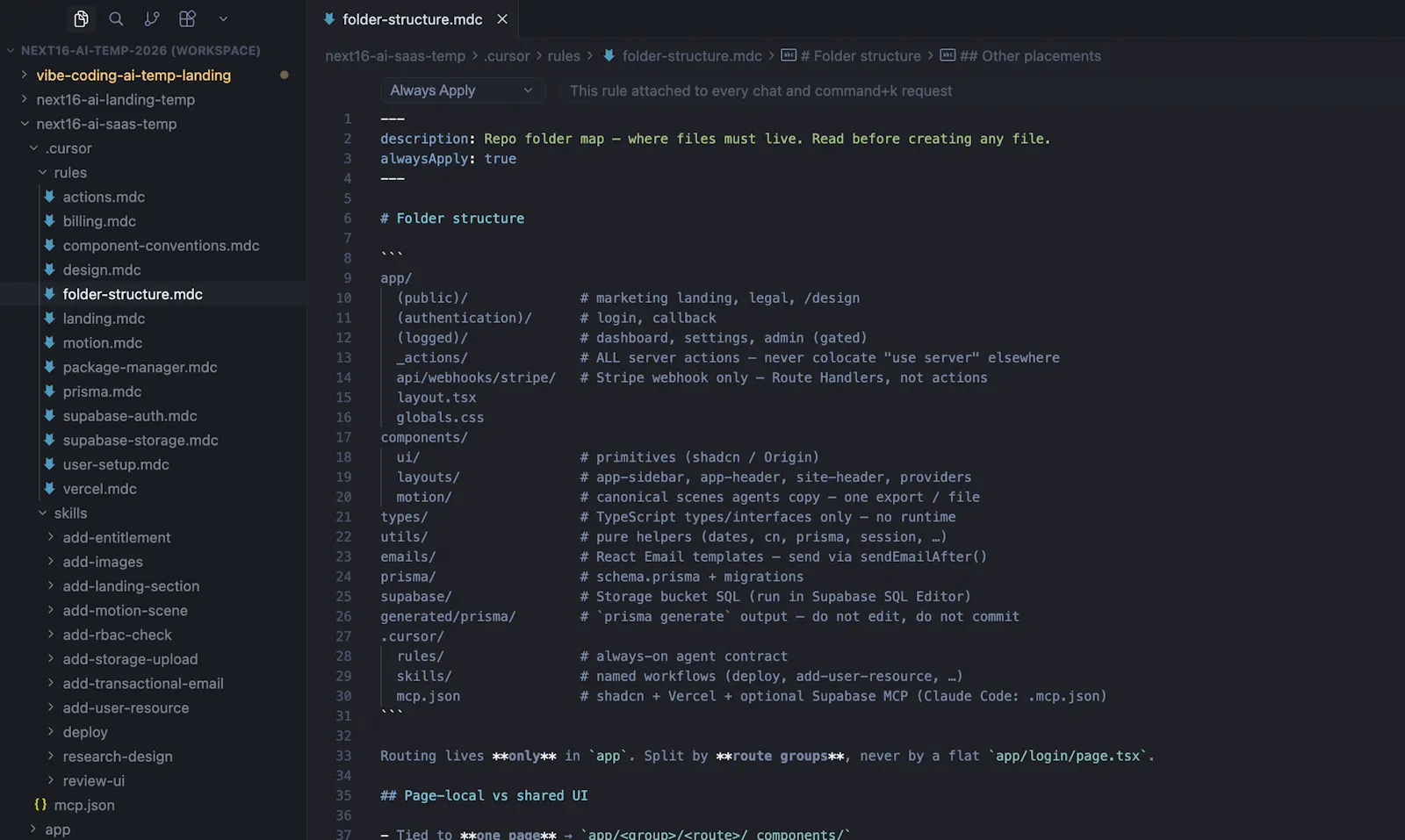 Next templates for Cursor & Claude Code screenshot 5