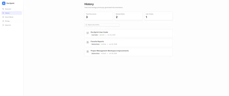 DocSprint screenshot 7