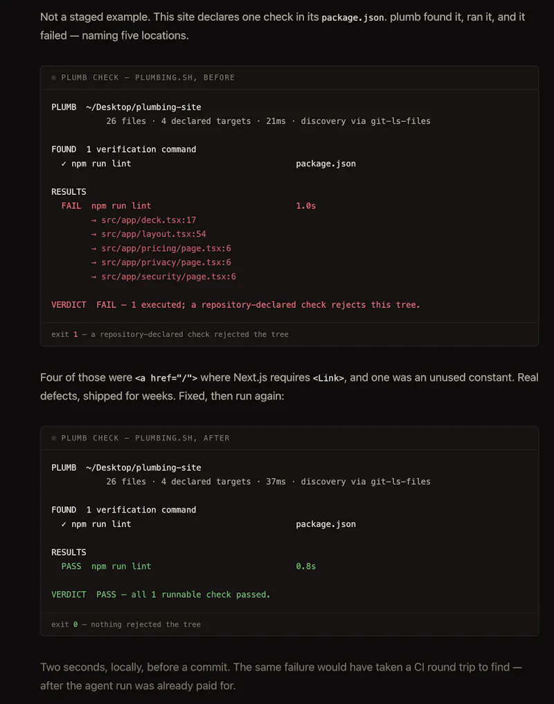 Plumb screenshot 2