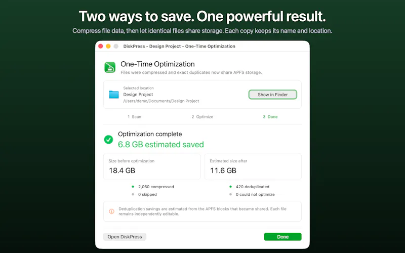 DiskPress screenshot 7