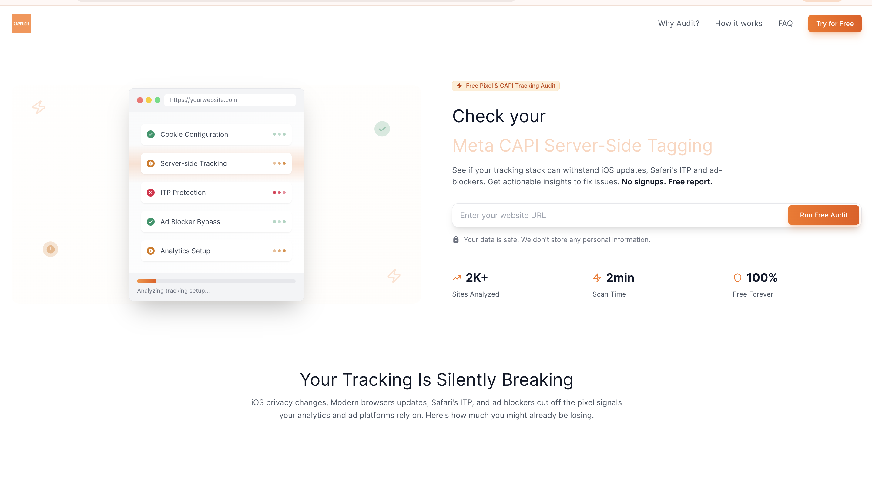 Free Pixel & CAPI Tracking Audit gallery image