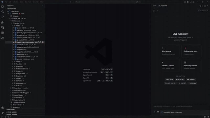 PgStudio screenshot 8