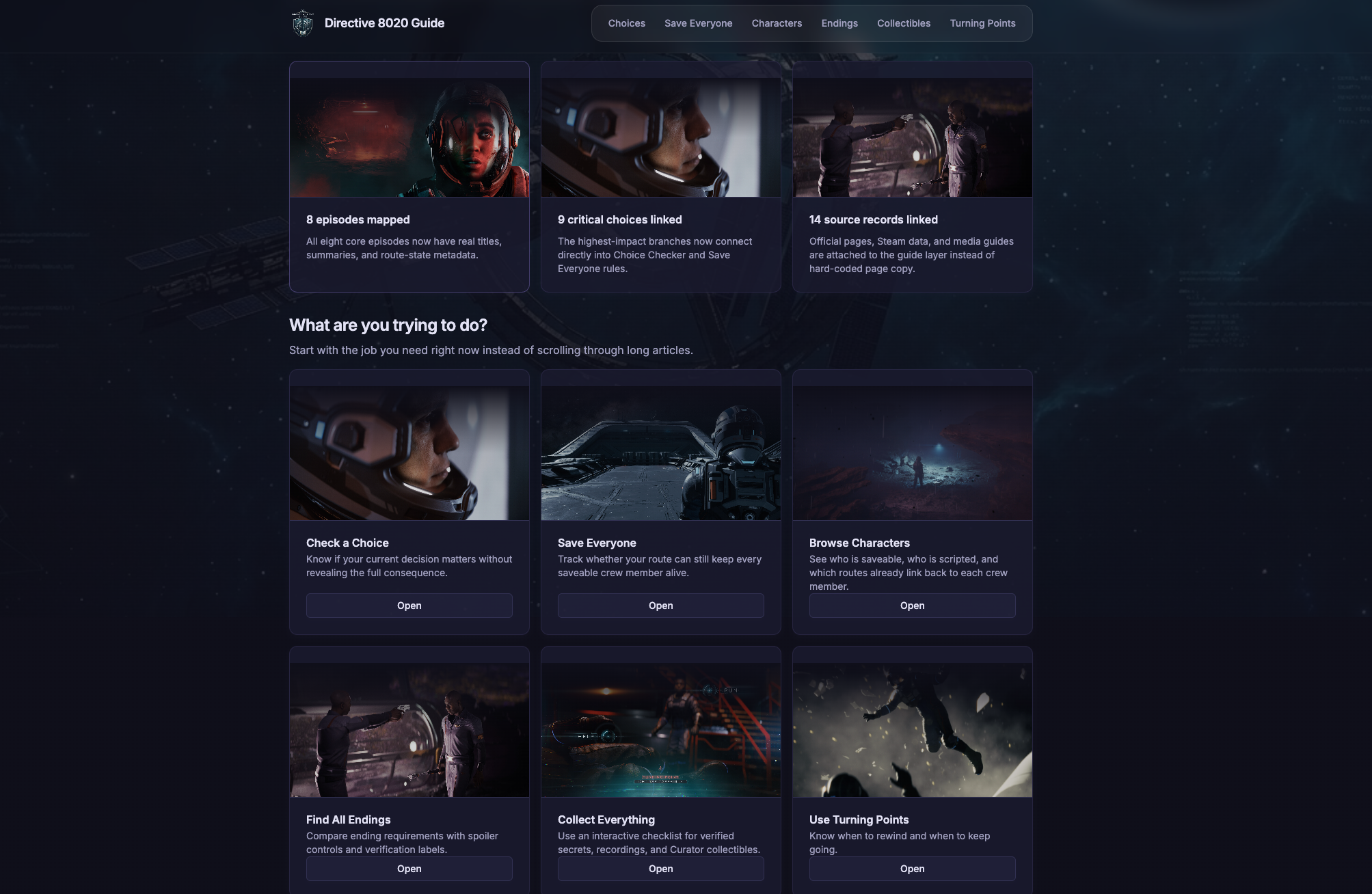 Directive 8020 Guide gallery image