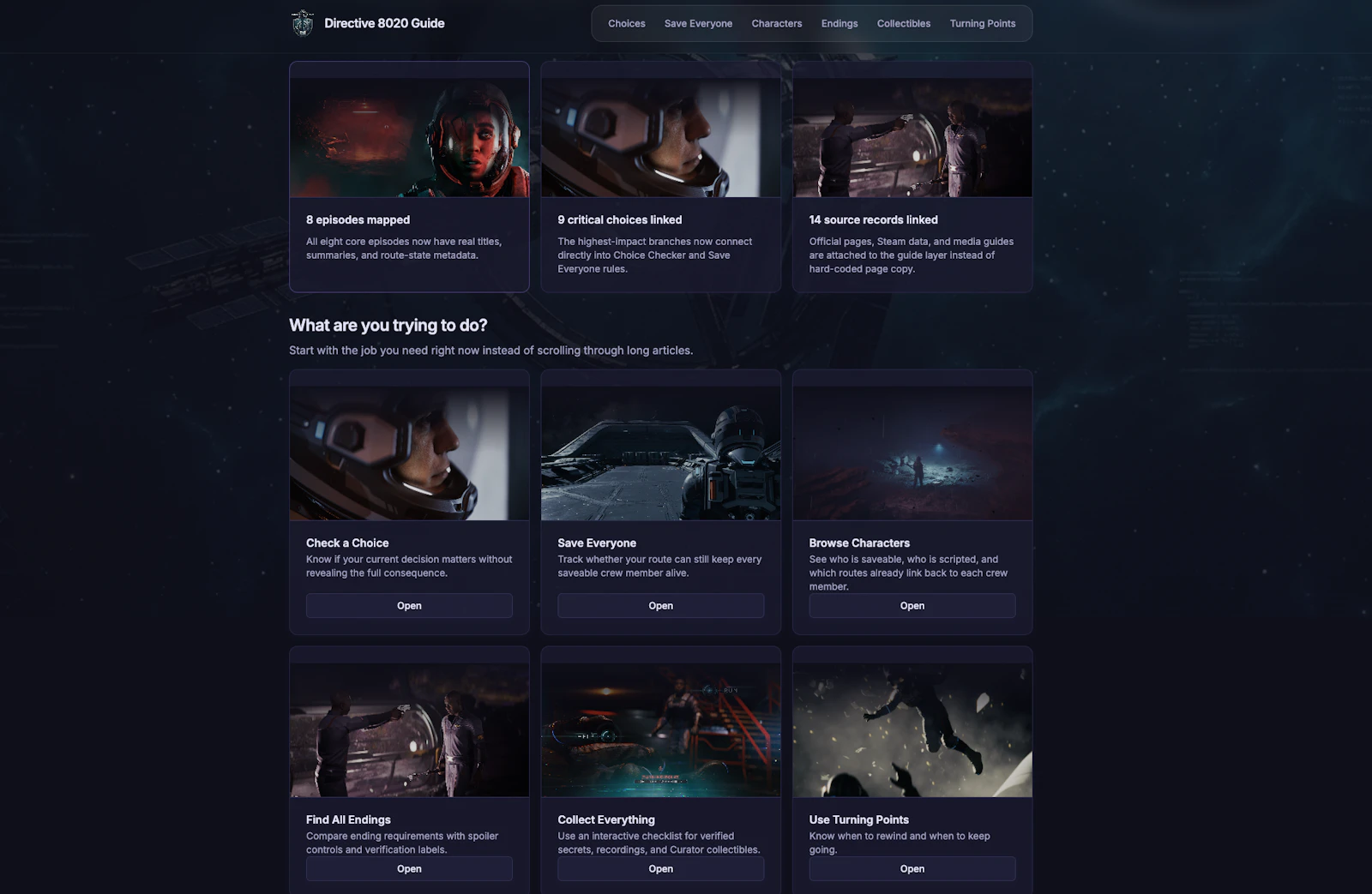 Directive 8020 Guide screenshot 2