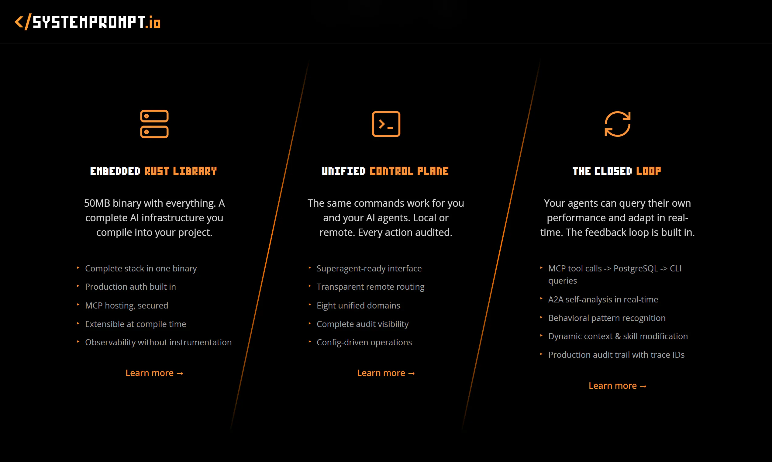 systemprompt - AI Agent Infrastructure gallery image