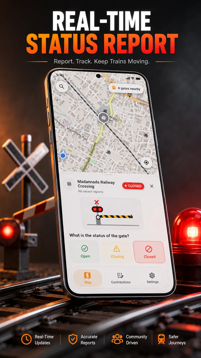 Gate Track: Live Railway Gate Status screenshot 2
