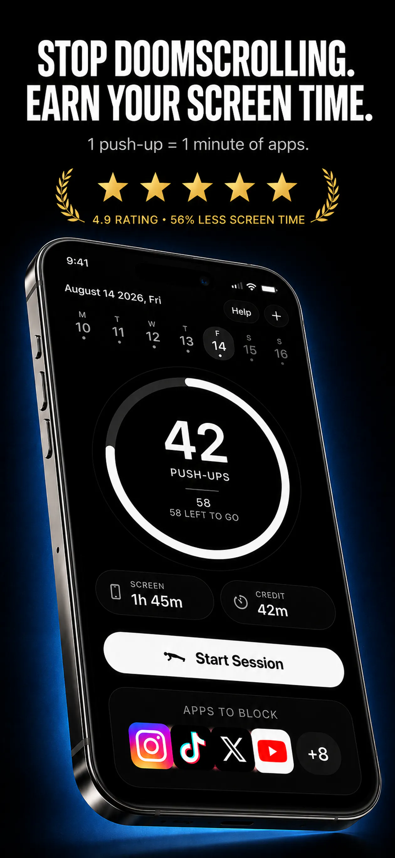 LOCKD. Push to Earn ScreenTime gallery image