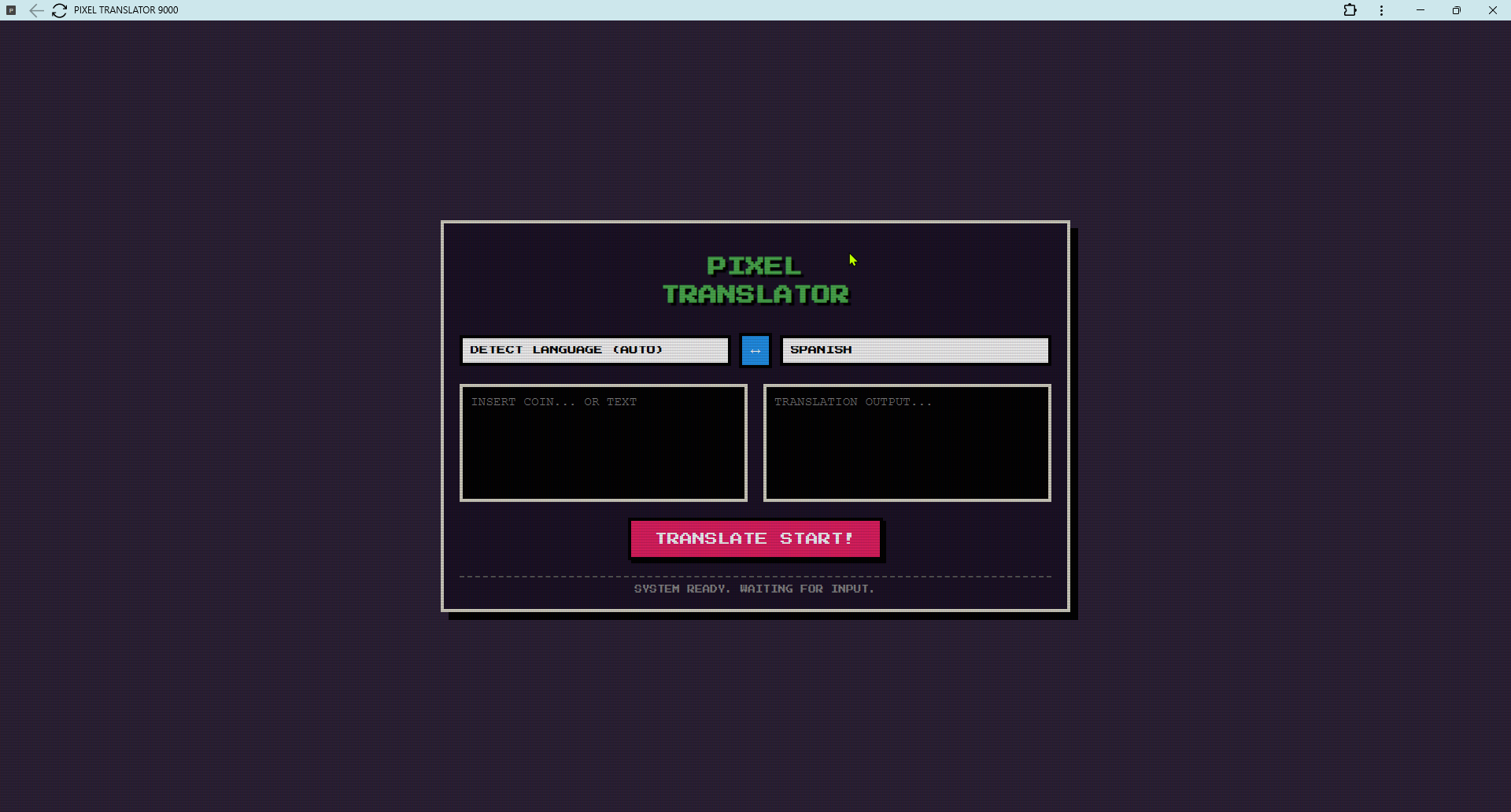 PIXEL TRANSLATOR 9000 gallery image