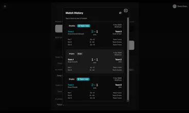ShuttleScore — Badminton Score Tracker gallery image