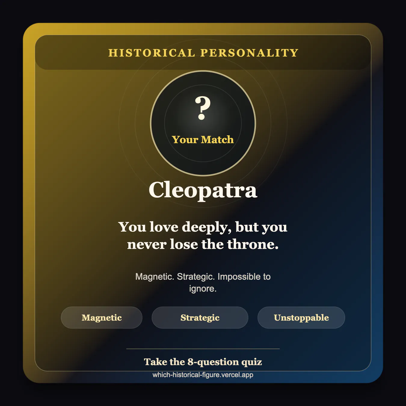 Which Historical Figure Are You? gallery image