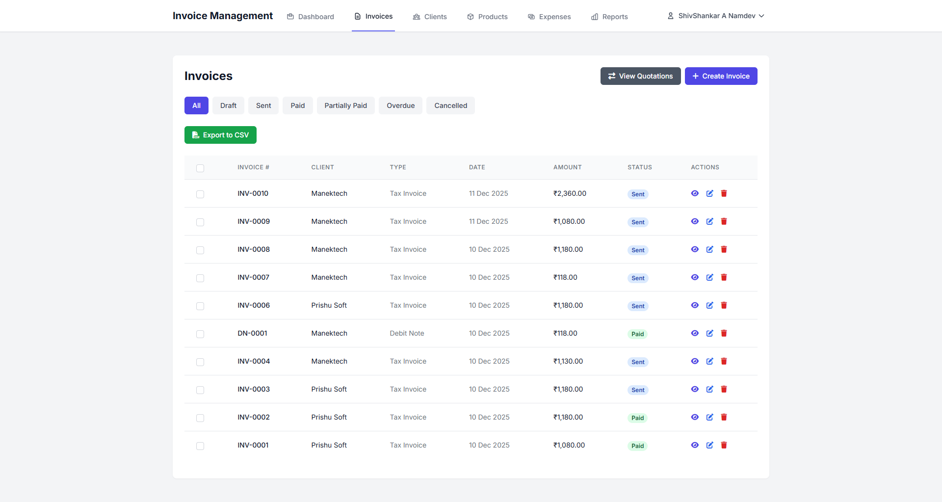 InvoiceRadar – GST-Compliant Invoicing - Screenshot 3 showing product features and functionality