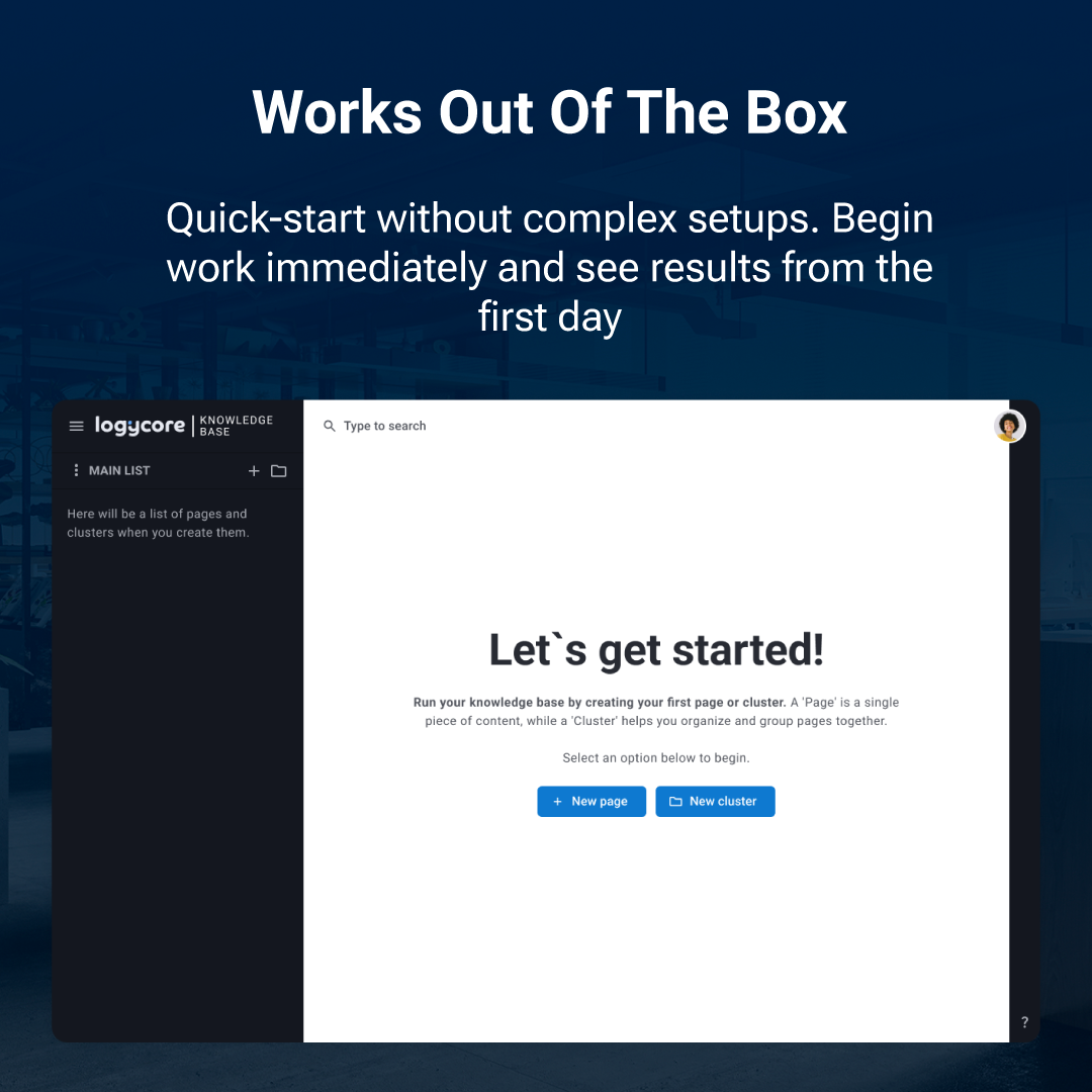 Logycore beta - Base di conoscenza interna per la tua attività media 2
