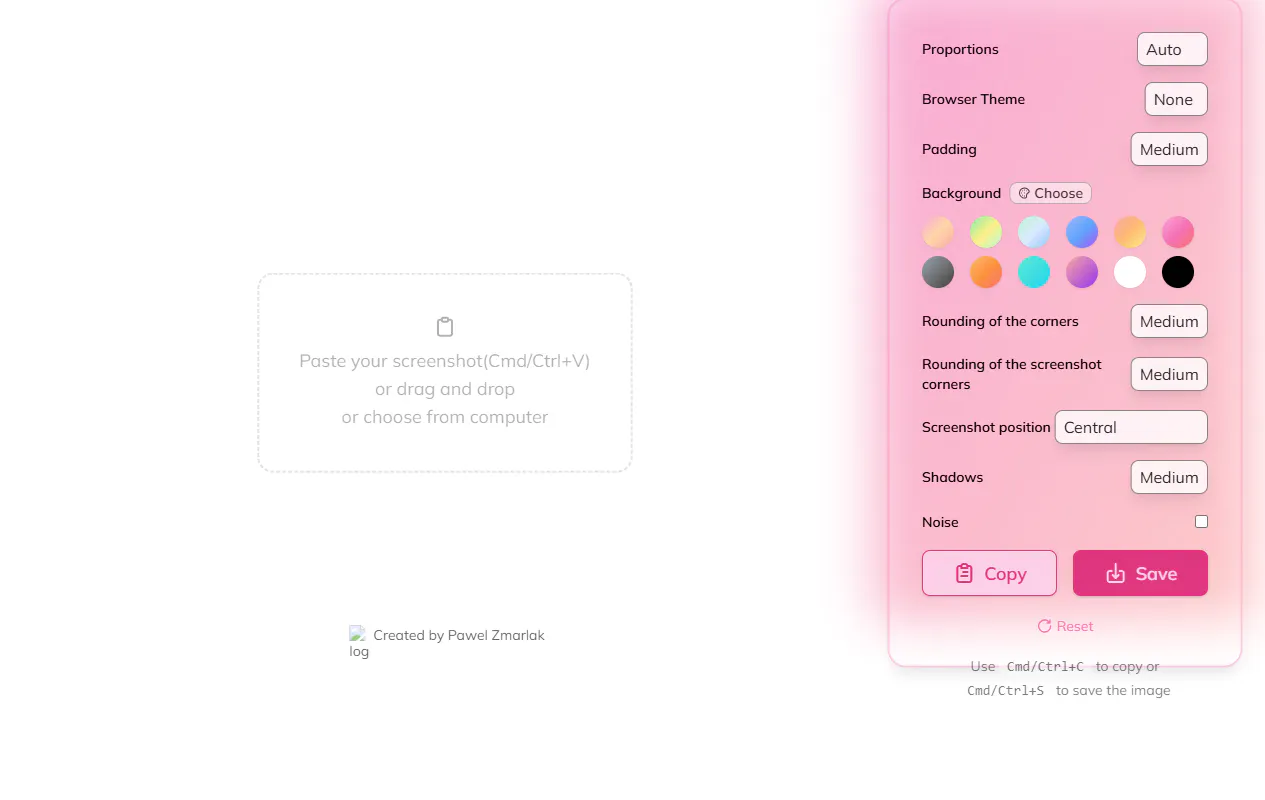 Screenshot beautifier