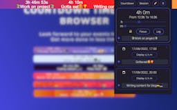 Countdown for browser media 2