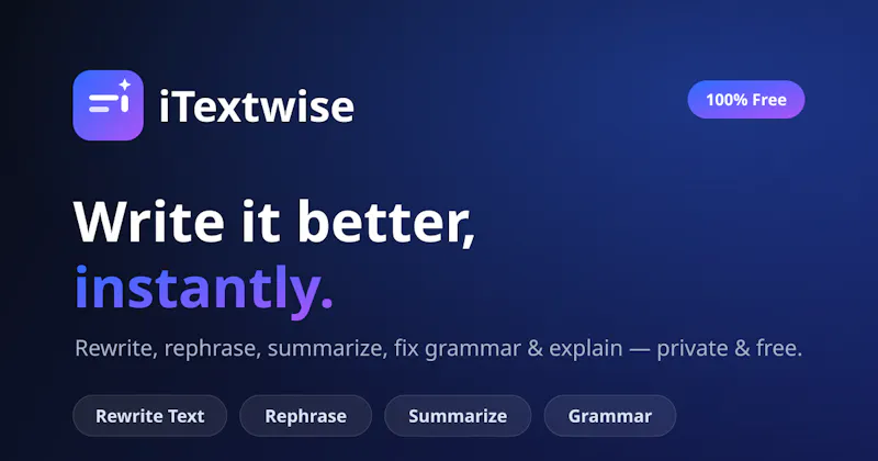 iTextwise screenshot 1