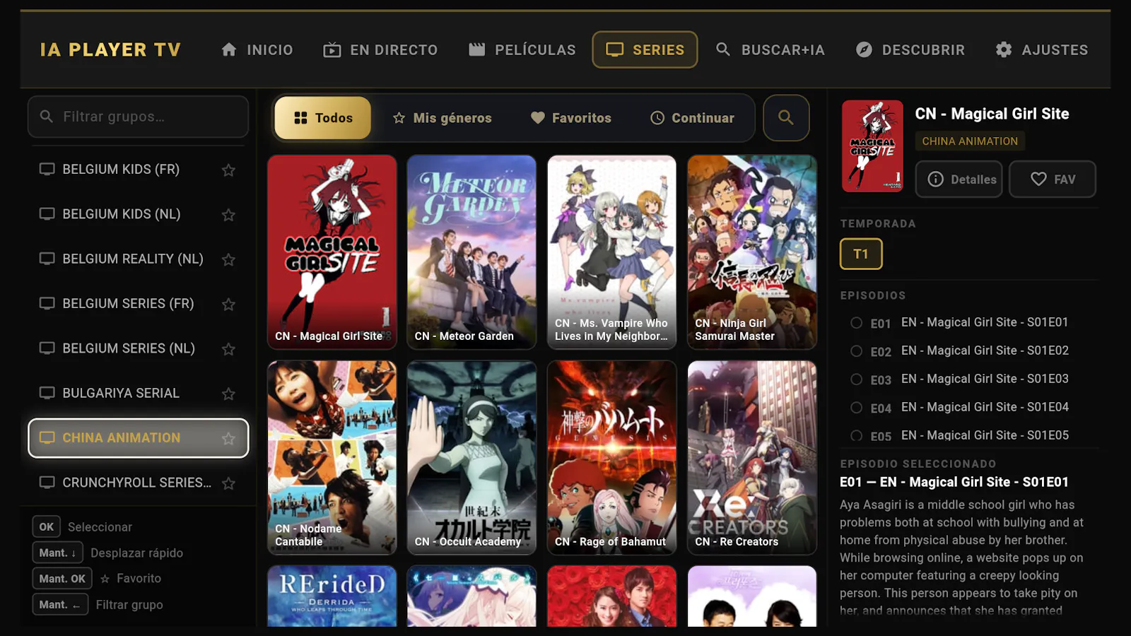 IA Player TV Gold screenshot 8