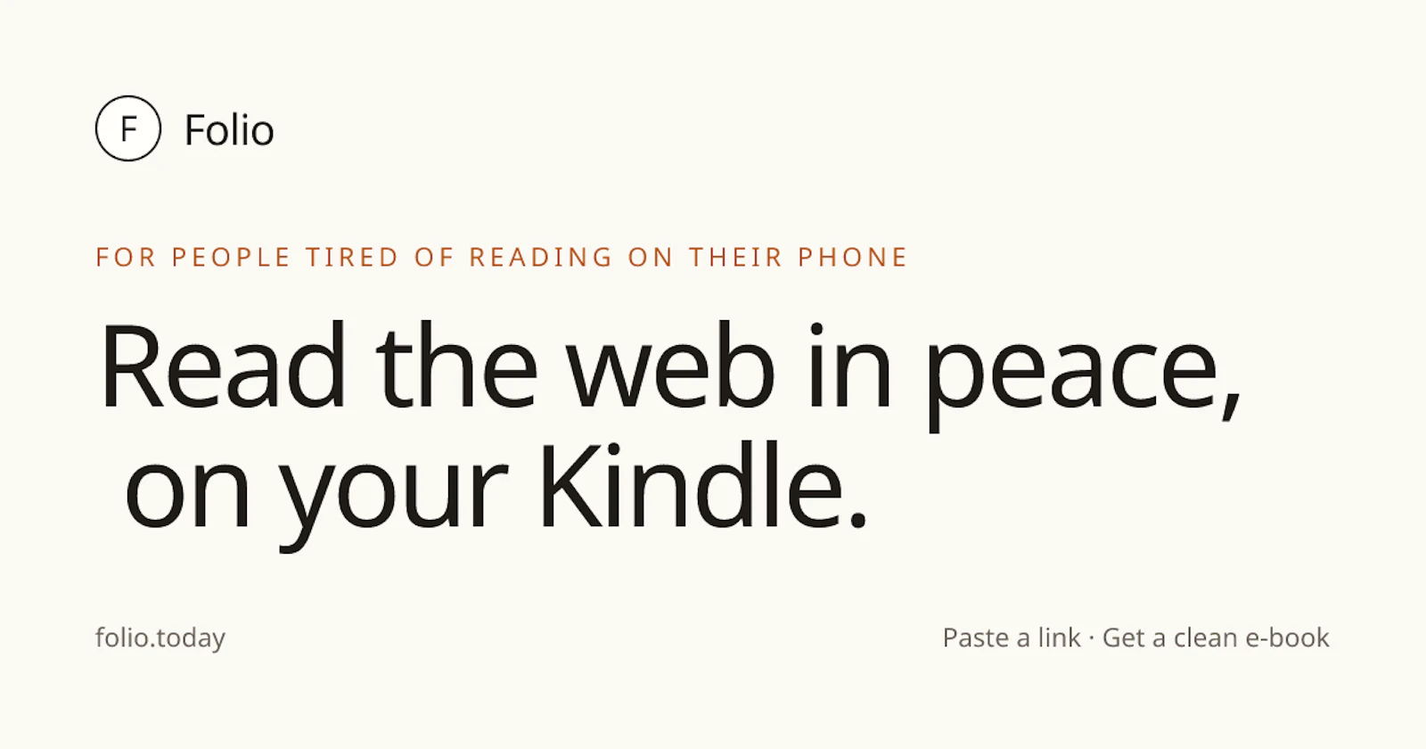 Folio — Read the web on your Kindle screenshot 1
