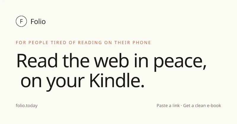 Folio — Read the web on your Kindle screenshot 1