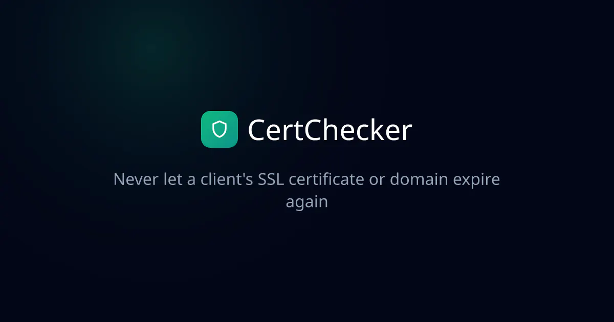 CertChecker gallery image