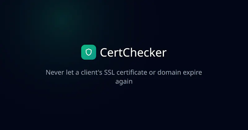 CertChecker screenshot 1