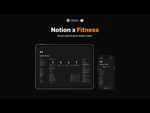 startuptile Notion x Fitness-Get in shape and eat healthier with Notion