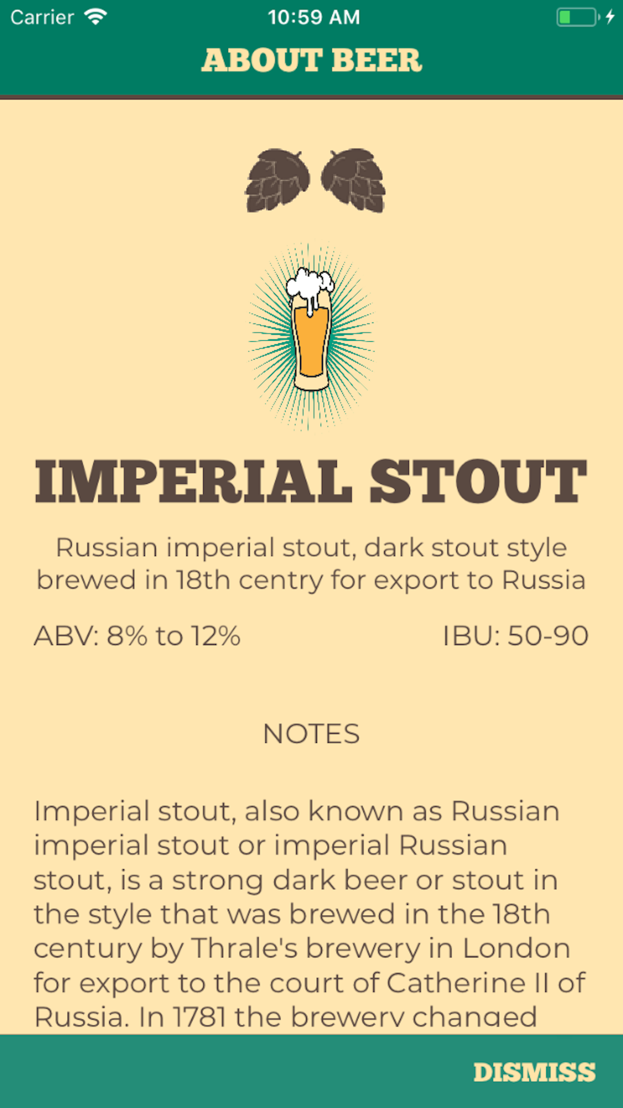 Beer Style Map for iOS gallery image