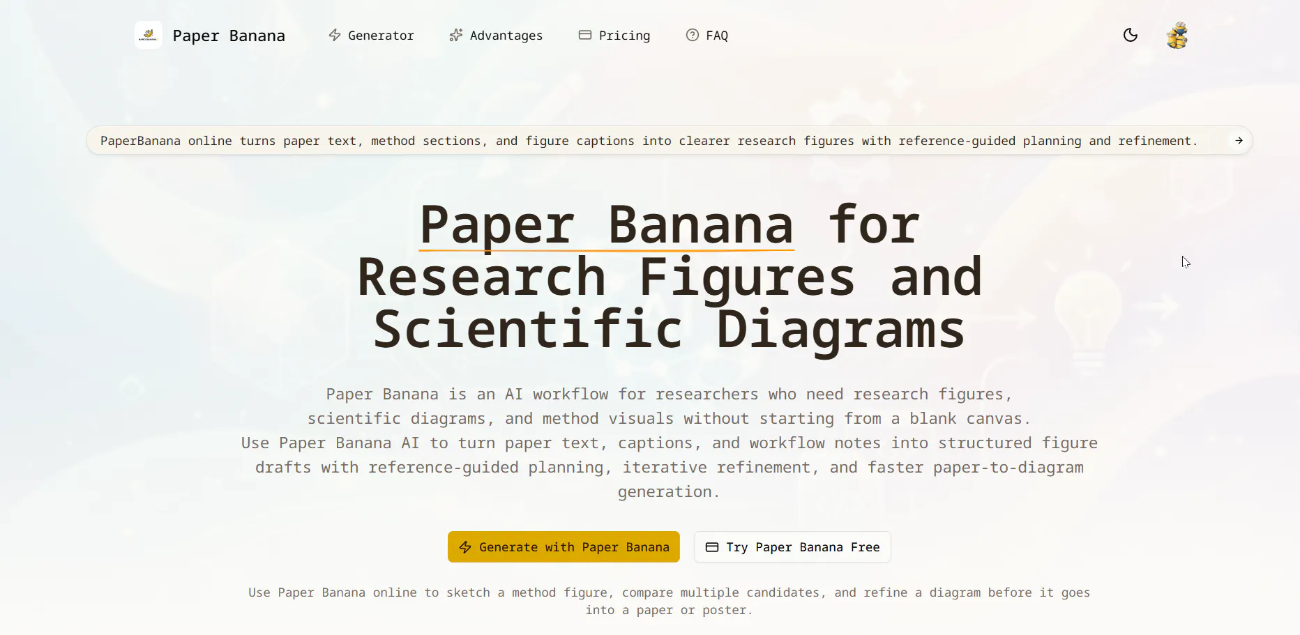 Paper Banana product banner