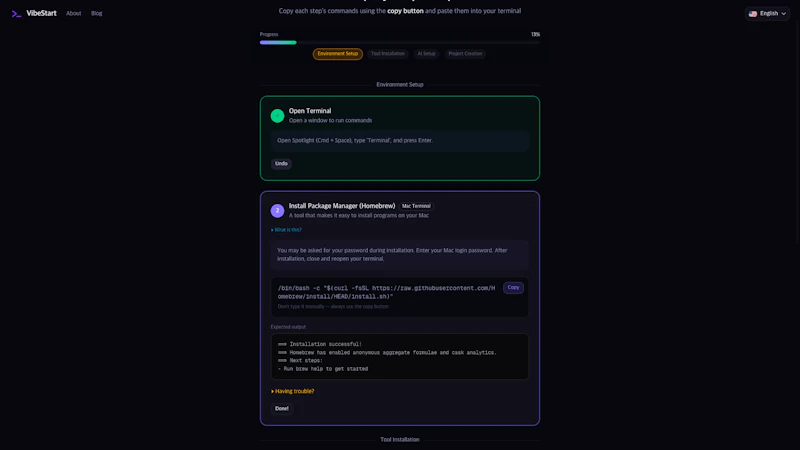 VibeStart screenshot 5