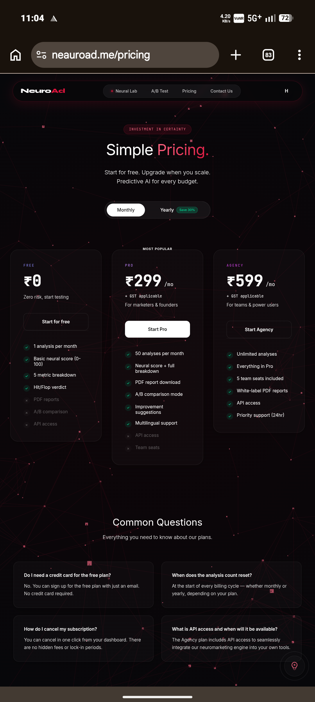 Neauroad.me gallery image