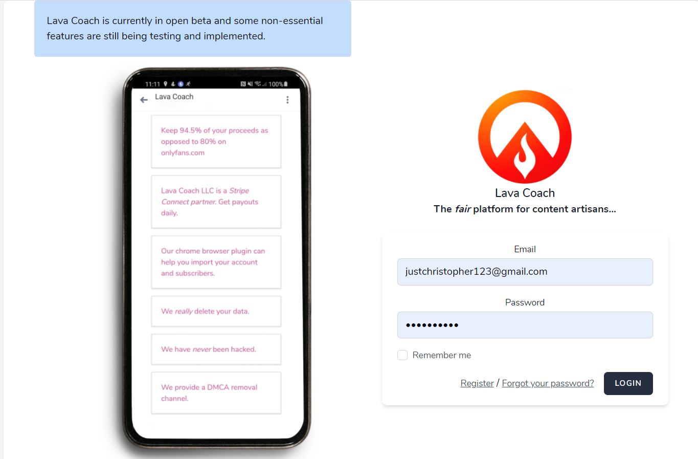 Lava Coach gallery image