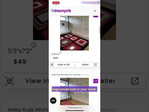 startuptile DressMyCrib-DressMyCrib is an AR marketplace offering a rug visualizer.